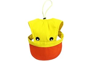 Dog-O-Bow Yellow-Orange Baseball Cap for Dogs (Large)