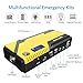 DBPOWER 500A Peak 12000mAh Portable Car Jump Starter Auto Battery Booster, Engines up to 3L Gas and 2.5L Diesel, Portable Jump Starter with Smart Charging Port, Compass & LCD Screen & LED Flashlight