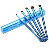 ACEVIVI 5 pcs Brush Set Eye Makeup Tool Vegan Cosmetic Brushes Kit Featuring Highlight,Eyeshadow Blending, Concealer Cosmetic Brushes