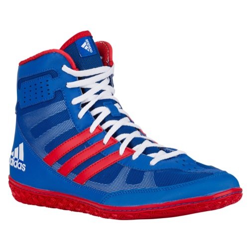 adidas Mat Wizard 3 David Taylor Edition Wrestling Shoes - Royal/Red/White - 8.5