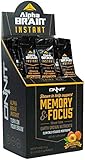 Onnit Alpha Brain Instant | Nootropic Drink Mix Clinically Studied to Support Memory, Focus, and Processing Speed | Natural Peach - 30 Packets