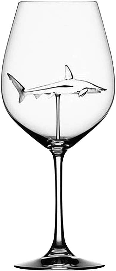 Shark Red Wine Cup Party Drinking Glassware Lead-free Crystal Glass Red Wine Glass Decanter Cup Holder About 300ml