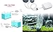 boxtech Upgraded Aquarium Air Pump, Ultra-Quiet Air Pump Adjustable Airflow