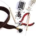 Hair Extension Kit Pliers Pulling Hook Bead Device Tool Kits and 1500 Pieces Silicone Lined Micro Ringsthumb 4