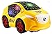 WolVol Yellow Car with Stunning 3D Lights and Sounds for Kids, Bump And Go Action