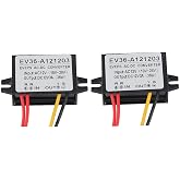 KooingTech 2PCS AC to DC Rectifier AC10-28v DC12v AC to DC Converter | for Vehicle Screen, Surveillance Camera, Fan, Water Pump, Motor, Router (3A)