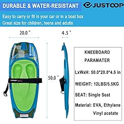 JUSTOOP Kneeboard Water Sport with Adjustable