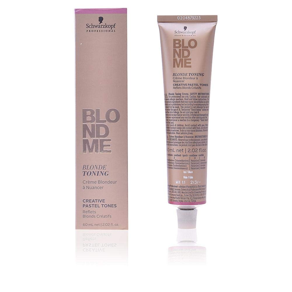 Schwarzkopf Professional Blondme Blonde Toning Tone Ice Hair Treatment – 60 ml