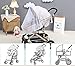 4 Pack Baby Mosquito Net for Strollers Carriers Car Seats Cradles, Portable & Durable Infant Insect Shield Netting, Babies Fly Screen Protection, White