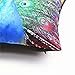 AWEHIRU Lydealife （TM） 18 X 18 Inch Decorative Throw Pillow Cover Cushion Case, Novel Design Colorful Peacock Series LD092