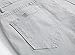 Men's Light Grey Skinny Slim Fit Stretch Straight Leg Fashion Jeans Pants