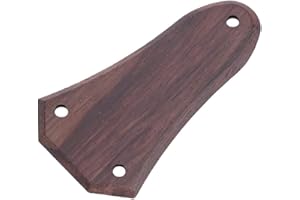 Bnineteenteam Exquisite Rosewood 3 Holes Rod Cover Plate for Guitar Pack Useful Accessory Performance Accessory