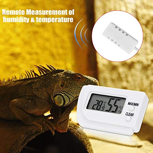 Mini LCD Digital Egg Incubator Thermometer Hygrometer Remote Meter Remote Measurement of Humidity # Temperature Flip Out Stand