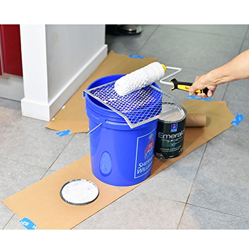 HomeX Metal Paint Roller Grid for 5 Gallon Paint Cans, Bucket Roller
