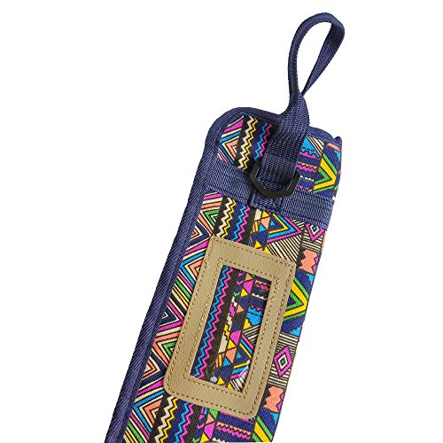 Xinlink Professional Waterproof Drumstick Case Classic Country Style Pattern Carrying Gig Bag Covers with Shoulder Strap Kids Children Drum Stick Mallet Percussion Instrument Accessories - Thumbnail 6