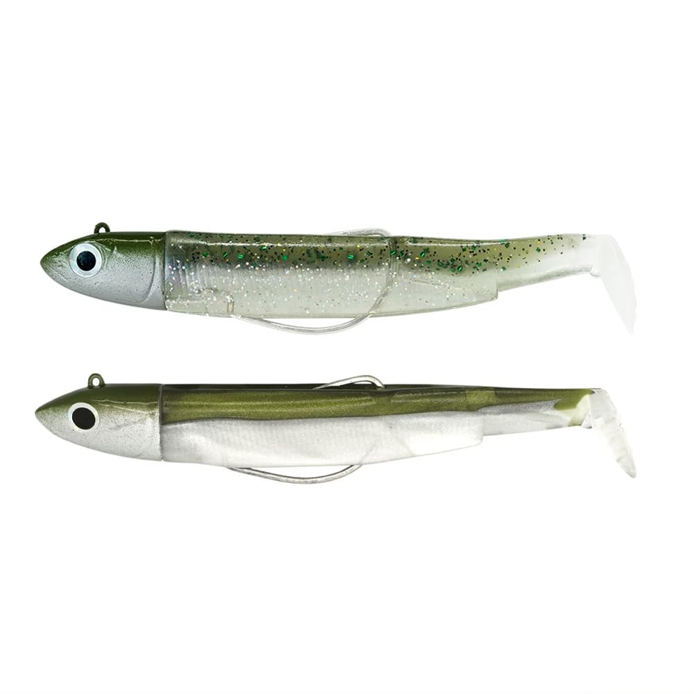 FIIISH Black Minnow No.3-12cm - Double Combo Offshore - 25g - Kaki - Ghost Minnow - BM3021