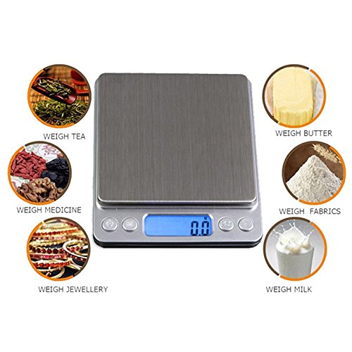 1000g/0.1g Portable Mini Electronic Digital Scales Pocket Case Postal - Thumbnail 4