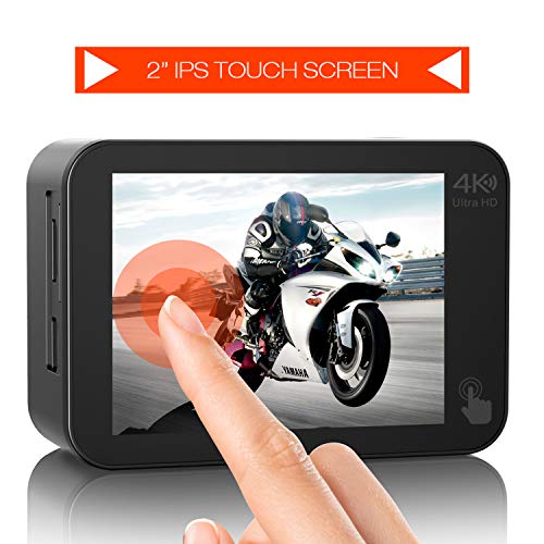 Action Camera 4K 30FPS 100FT Waterproof Camera Touch Screen WiFi Sports