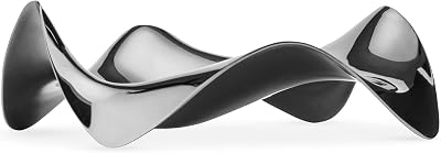 Alessi Blip PG02 Spoon Rest, Stainless Steel 18/10, Designer Paolo Gerosa
