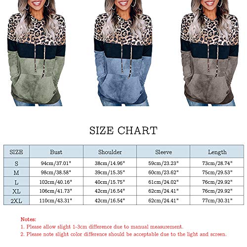51PYt5NcpoL iMixCity Sudadera con Capucha de Patchwork con Estampado de Leopardo para Mujer Sudadera con Capucha de Bloque de Color… iMixCity Sudadera con Capucha de Patchwork con Estampado de Leopardo para Mujer Sudadera con Capucha de Bloque de Color… - Imagen 3