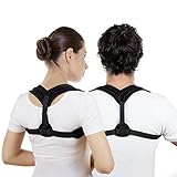 Posture Corrector Under Clothes, Adjustable Clavicle Back Support Brace, Improve Bad Posture & Slouching Correction - Shoulder, Back & Neck Pain Relief for Men and Women