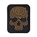 Punisher Skull Viking Morale Patches PVC 3D Military Tactical Velcro Patch (Coyote Brown)