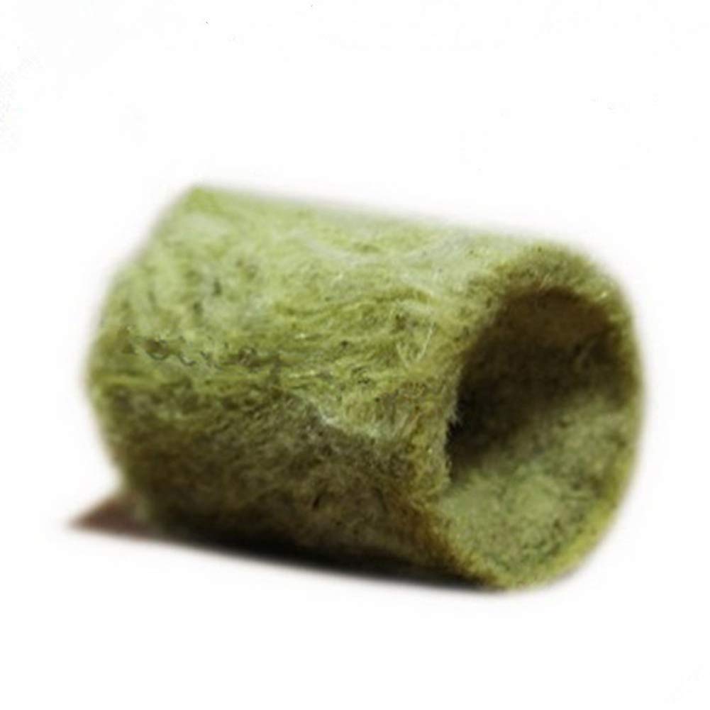 Almabner 50Pcs/100Pcs Rockwool Plug,Rockwool Stonewool Agricultural Hydroponic Propagation Grow Media Starter