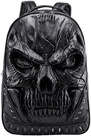 Amazon.com | XUANNIAO 3D PU Leather Skull Backpack - Back Packs Steam Punk Rivet Personality Travel Bagpack College/High School Bags Bookbag School Computer Bag Laptop Backpack | Casual Daypacks Amazon.com | XUANNIAO 3D PU Leather Skull Backpack - Back Packs Steam Punk Rivet Personality Travel Bagpack College/High School Bags Bookbag School Computer Bag Laptop Backpack | Casual Daypacks