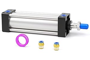 TAILONZ PNEUMATIC Air Cylinder SC 63 X 200 Bore: 2 1/2 inch, Stroke: 8 inch, Screwed Piston Rod Dual Action