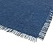 DII Jute Burlap Collection Kitchen Tabletop, Table Runner, 15x48, Solid Nautical Blue