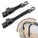 ALLTOOLS Car Back Seat Headrest Hanger Holder Hooks for Purse Grocery Bag Hat Cloth Coat - Heavy Duty Purse Car Hooks - Drop Stop Gadget - Best Car Accessories for Women, Mom