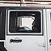 Xprite Rear Window Magnetic Sun Shades and Bug Insect Screen Mesh Compatible with 2007-2018 Jeep Wrangler 4Dr JK Unlimited (Two Screens)