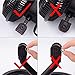 TN TONNY Clip-on Fan, AC 110V 6 Inch Adjustable Clip Table Fan with 2 Speeds Wind, Personal Cooling Fan with 6 Foot Cord and Plastic Safety Grill, Black