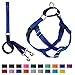 2 Hounds Design Freedom No Pull Dog Harness, Adjustable Harness and Leash Set, Easy Walking & Comfortable Control, Fits Small, Medium & Large Dogs, Solid Colors, Made in USA, 5/8