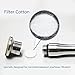 Microdermabrasion Filters, 100pcs New Cotton Filter Round Filtering Pads For Blackhead Removal Beauty Machine (15mm)