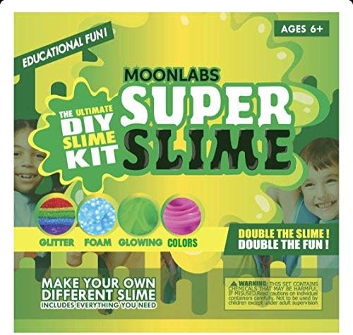 Slime Kit- DIY Free Foam Putty-Make Glow in The Dark, Colored Slime, Glitter Slime, Foam, Beaded, etc. How to Make Slime, Slime Supplies kit