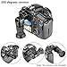 Neewer® 1X/3.2X Magnification Right Angle Viewfinder with 5 Mounting Adapters for DSLR Camera Such as Canon,Nikon,Pentax,Minolta,Dynax,Samsung,Olympus