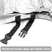 Top-spring Waterproof Bike Bicycle Cover, Outdoor Storage Covers Mountain, Road Bikes, City Bike, Beach Cruiser Bike (Silver, L)