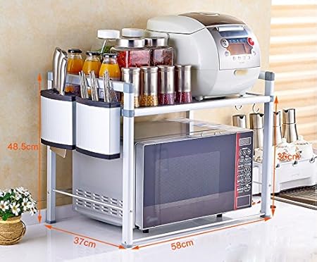 ZWS@ Multi-función de rack de cocina / horno de microondas ...