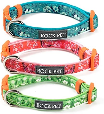 Comfy Nylon Dog Collar Adjustable Pet Accessories Collars for Small Medium Large Dogs Matching Leash &amp; Harness