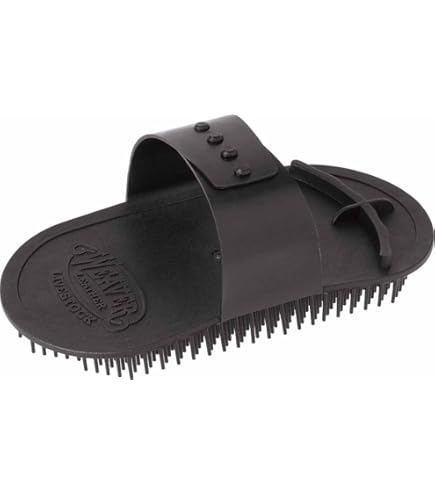 Weaver Leather Mini peigne Fluffer avec manche en bois, violet, 69-6046-PU