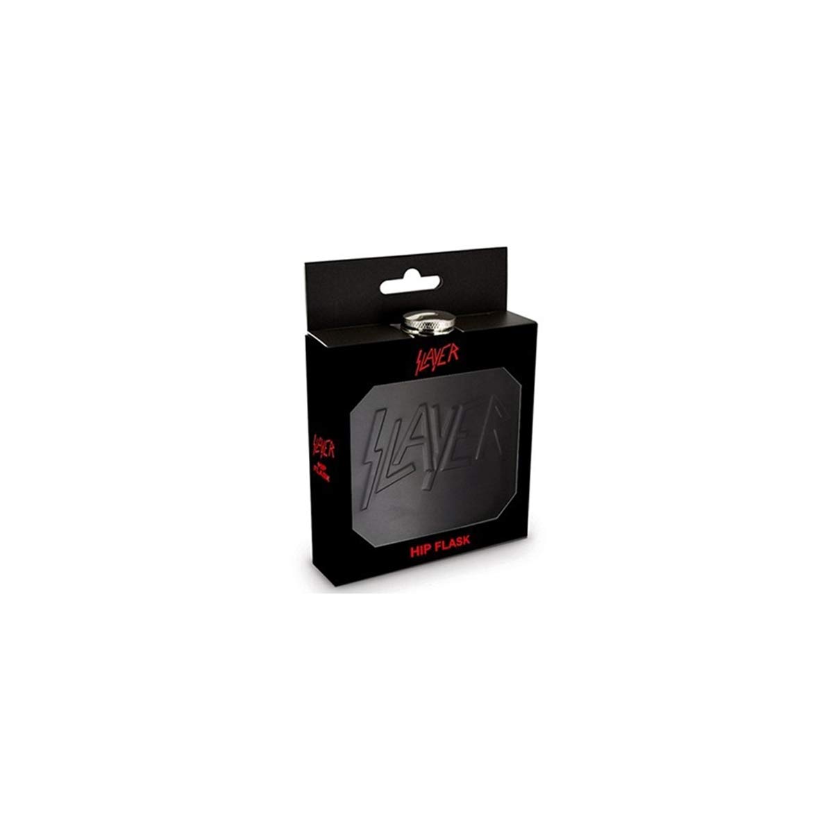 Slayer HFSL01 Hip Flask Steel, Black, 9.5 x 2 x 10 cm, 6 Units