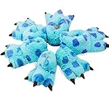 Es Unico Sulley Fluffy Plush Claw Slippers Shoes for Adult (S)