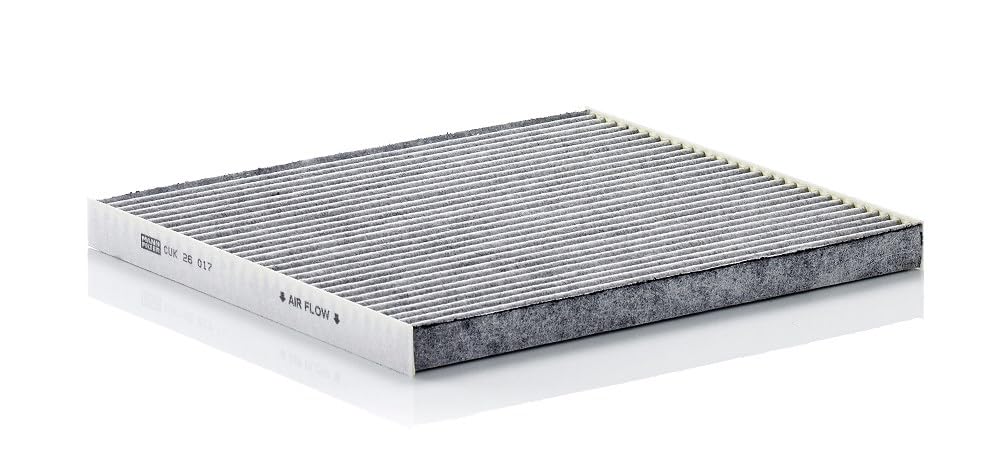MANN-FILTER CUK 26 017 Cabin Air Filter - Pollen Filter with Activated Carbon - for Cars + Transporters