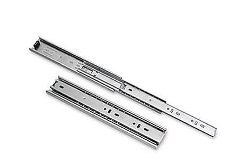 Solid Metal Steel Drawer Ball Bearing Runners Slides Full