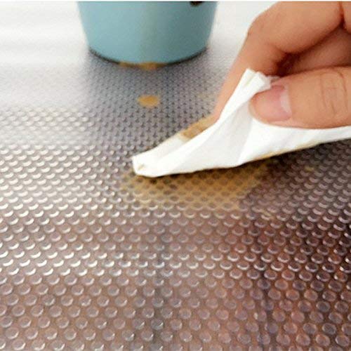 Zinnor Refrigerator Pad - EVA Can Be Cut Refrigerator Pad - Cupboard Cabinet Shelf Drawer Liner, Antifouling Mildew Moisture Absorption Pad, Non-Slip Mat for Refrigerator, Desk, Drawer (2 Pack)