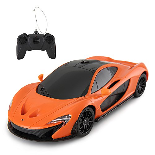 Rastar RC Car | 1:24 Scale McLaren P1 Remote Control Toy Car, R/C Model Vehicle for Kids â€“ Orange