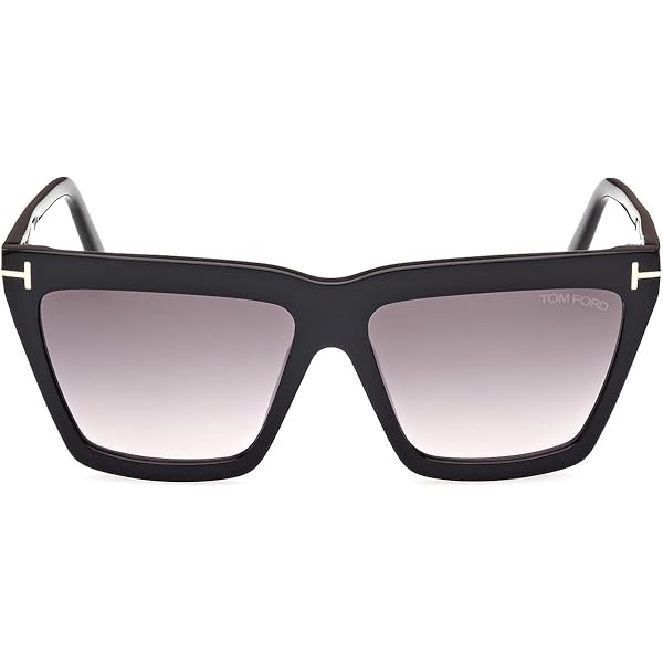 Amazon.com: Tom Ford TURNER FT 1101 Shiny Black/Light Brown