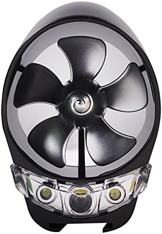 Green Creation Wind Light - Wind Powered and USB Rechargeable LED Bicycle Safety Light