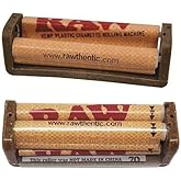 RAW 79 mm 1 1/4 & 70 mm Hemp Plastic Cigarette Rolling Machine (2 Pack)